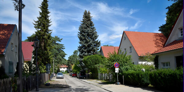 Blick in die Straße Brodberg