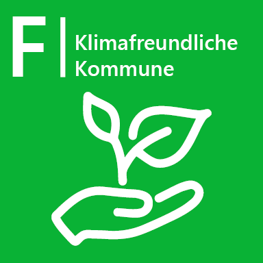 Bild vergrößern: Link zu Handlungsfeld F: Klimafreundliche Kommune