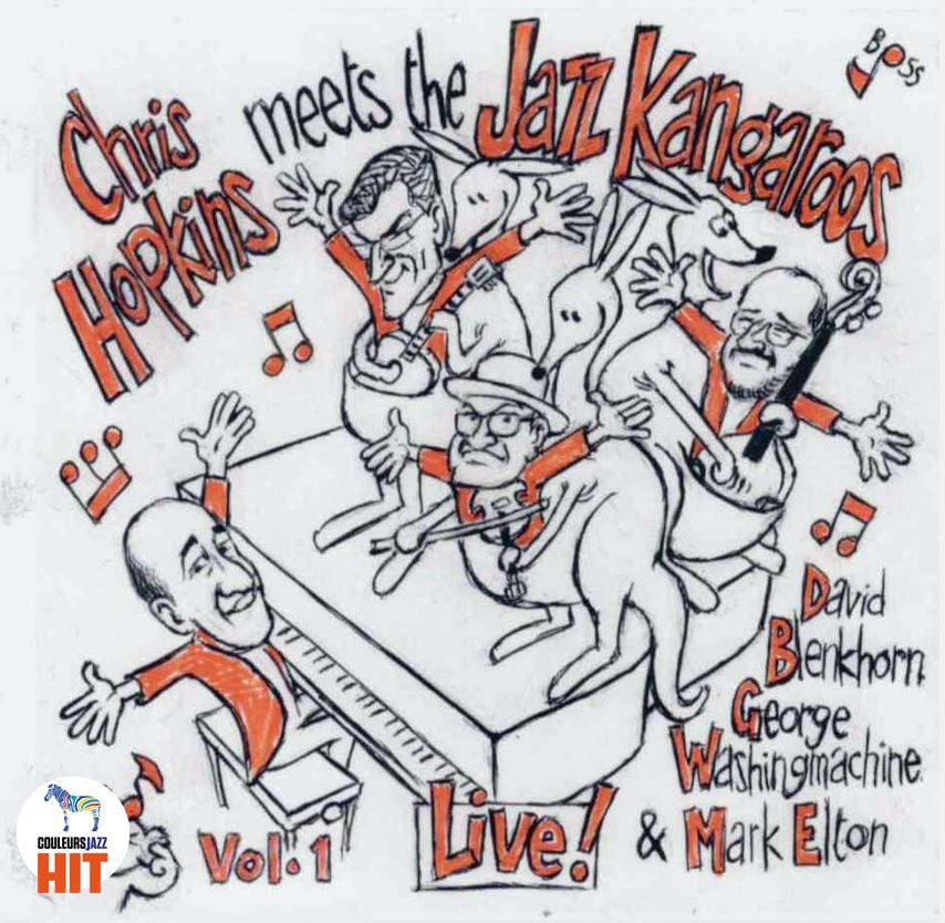 Bild vergrößern: CD-Cover: Karikatur "Jazz Kangaroos"