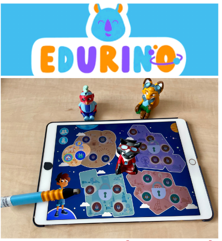 Tablet mit der App Edurino