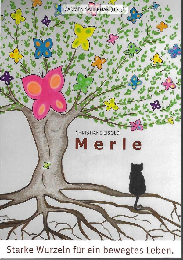 Bild vergr&ouml;&szlig;ern: Kerstin Lenz; Bild mit einem gemalten Baum und Titel