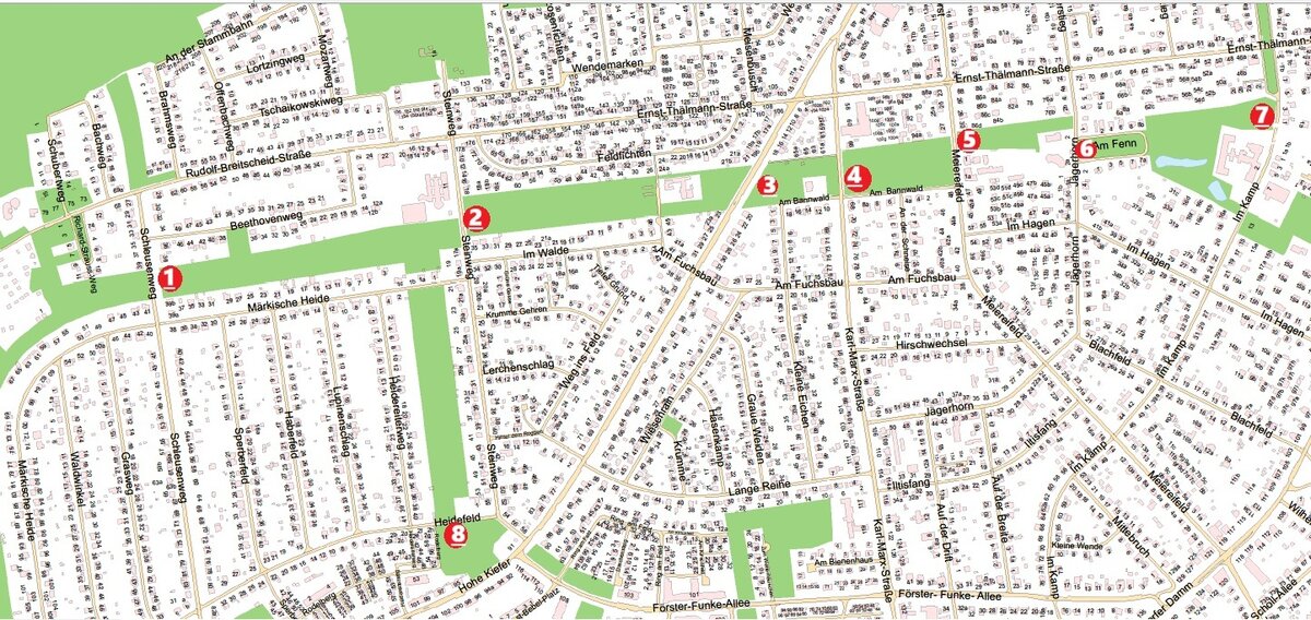 Karte Bannwald Fr&uuml;hjahrsputz 2026