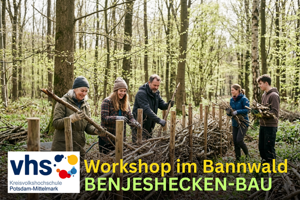 Bild vergr&ouml;&szlig;ern: Werbegrafik: Benjeshecken-Workshop
(Foto: KI Gemini)