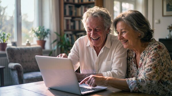 Senior Lotsen-Schulung - Landkreis Potsdam-Mittelmark, Bild mit zwei Senioren