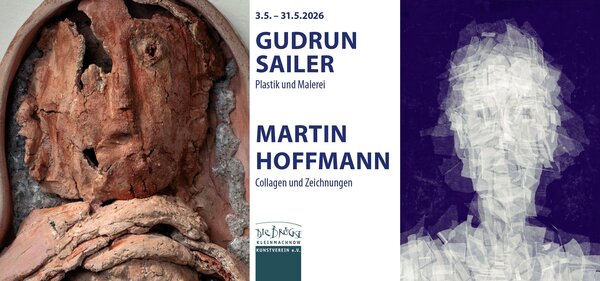 Bild vergr&ouml;&szlig;ern: Das Bild zeigt das Plakat der Austellung von Gudrun Sailer und Martin Hoffmann.