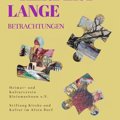 Das Bild zeigt die Einladung f&uuml;r die Veranstaltung &uuml;ber den K&uuml;nstler Herbert Lange.