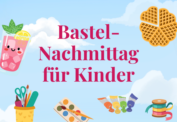 Bild vergr&ouml;&szlig;ern: Das Bild zeigt die Einladung der Begegnungsst&auml;tte Alte Schule zum Bastel-Nachmittag f&uuml;r Kinder