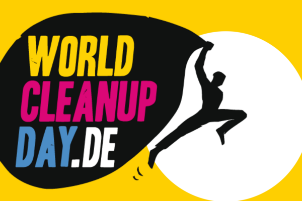 Bild vergr&ouml;&szlig;ern: Das Foto zeigt das offizielle Logo des World Cleanup Day.