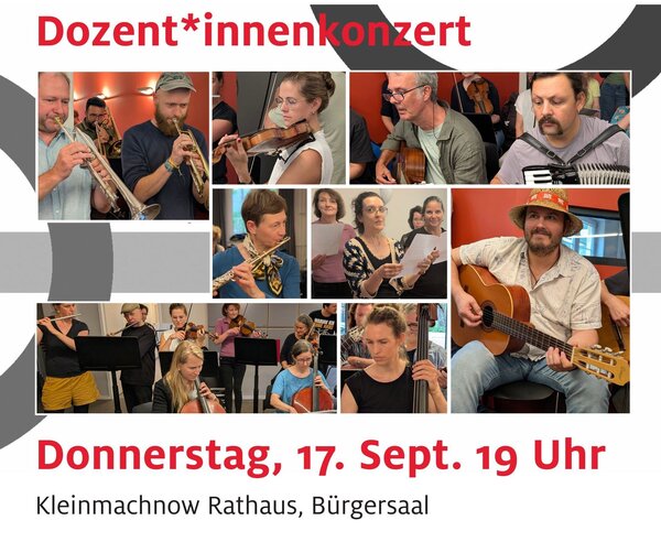 Bild vergr&ouml;&szlig;ern: Das Plakat l&auml;dt zum Dozent*innen-Konzert der Kreismusikschule ein.