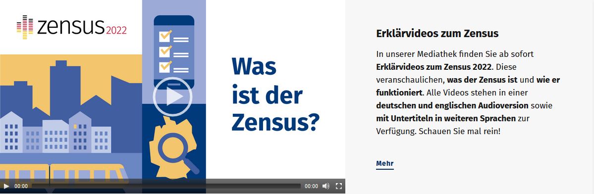Titelbild Zensus 2022