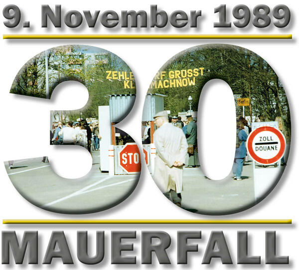 Bild vergr&ouml;&szlig;ern: Logo 30 Jahre Mauerfall