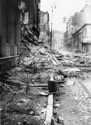 Bild vergrößern: Das zerstörte Warschau im November 1944