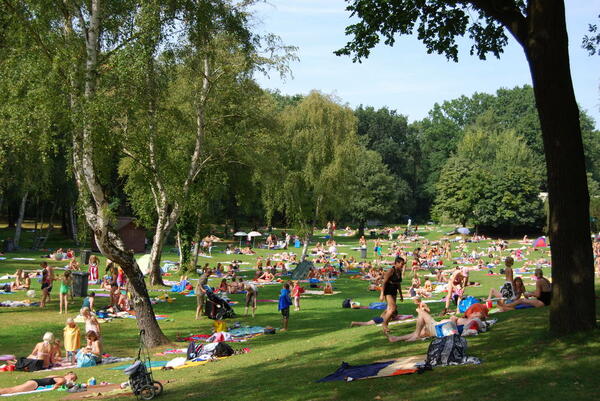 Bild vergr&ouml;&szlig;ern: Sprung ins k&uuml;hle Nass