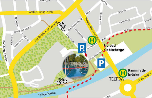 Bild vergr&ouml;&szlig;ern: Lageplan Freibad